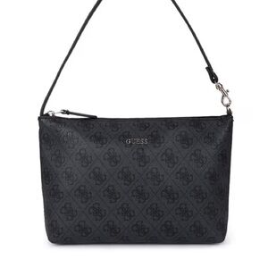 Y2K Guess Monogram Black Shoulder medium mini Bag